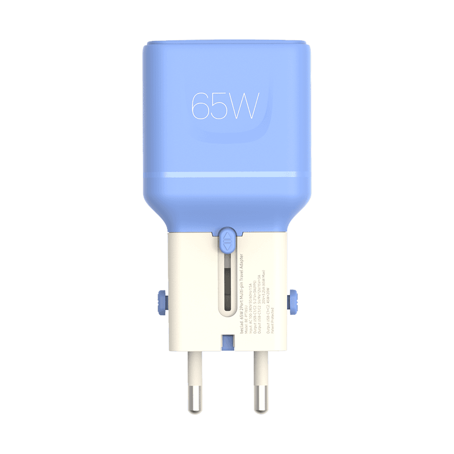 beclad. Universal 65W Travel Charger (2-Port)